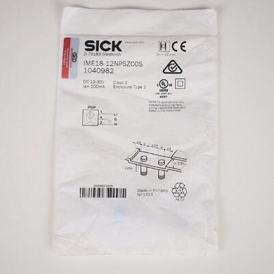 SICK IME1812NPSZC0S ID 1040982 CAPTEUR INDUCTIF  Garantie 6