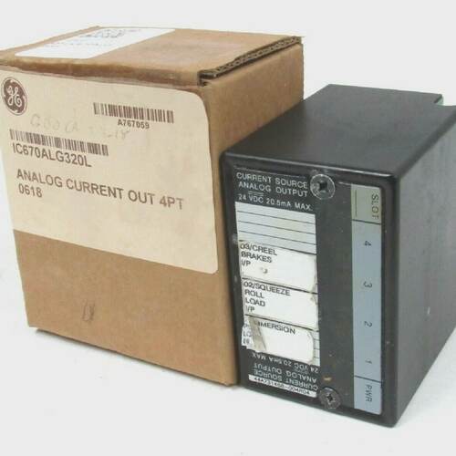 USED GE IC670ALG320L ANALOG CURRENT OUTPUT MODULE IC670ALG32