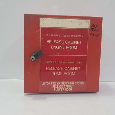 Unitor FIRE CONTROL RELEASE CABINET Para Motor CmaraBomba Cm