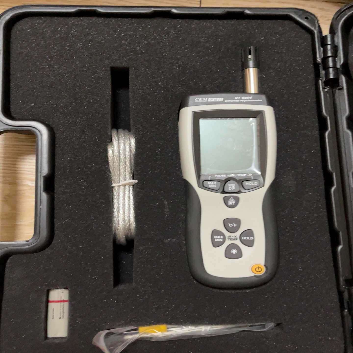 CEM华盛昌DT-8896工业温湿度表。数量9个。打包