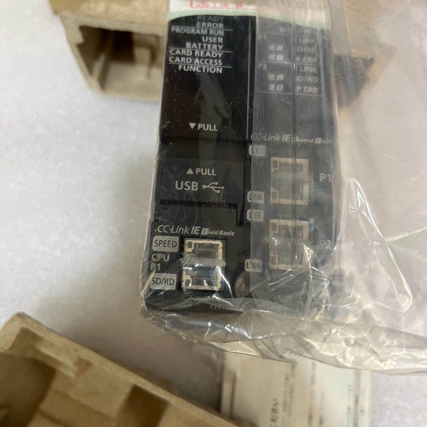 三菱可编程控制器扩展模块型号R04ENCPU包原装全新正--议价商品