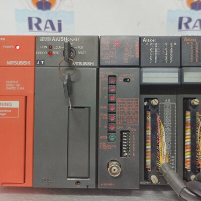 三菱MelsecA1S62PNA2USHCPUS1A1SJ71BR11A1SX41模块机架A6TE216SR