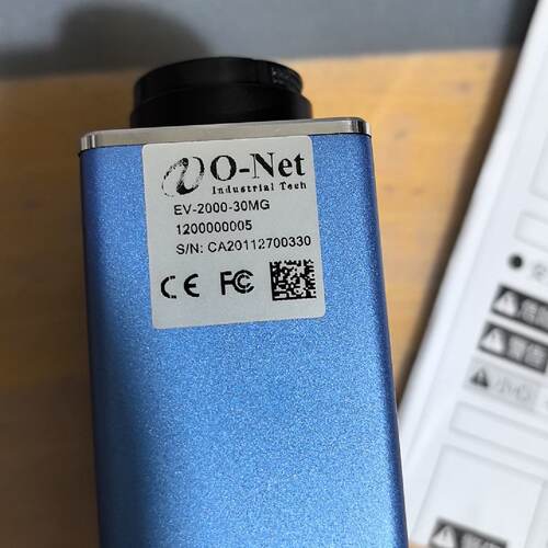O-Net工业相机EV-2000-30MG，全新未封，带原-议价