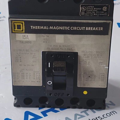 Disjoncteur ThermiqueMagntique 3 Ples 15 A DOccasion SQUARE