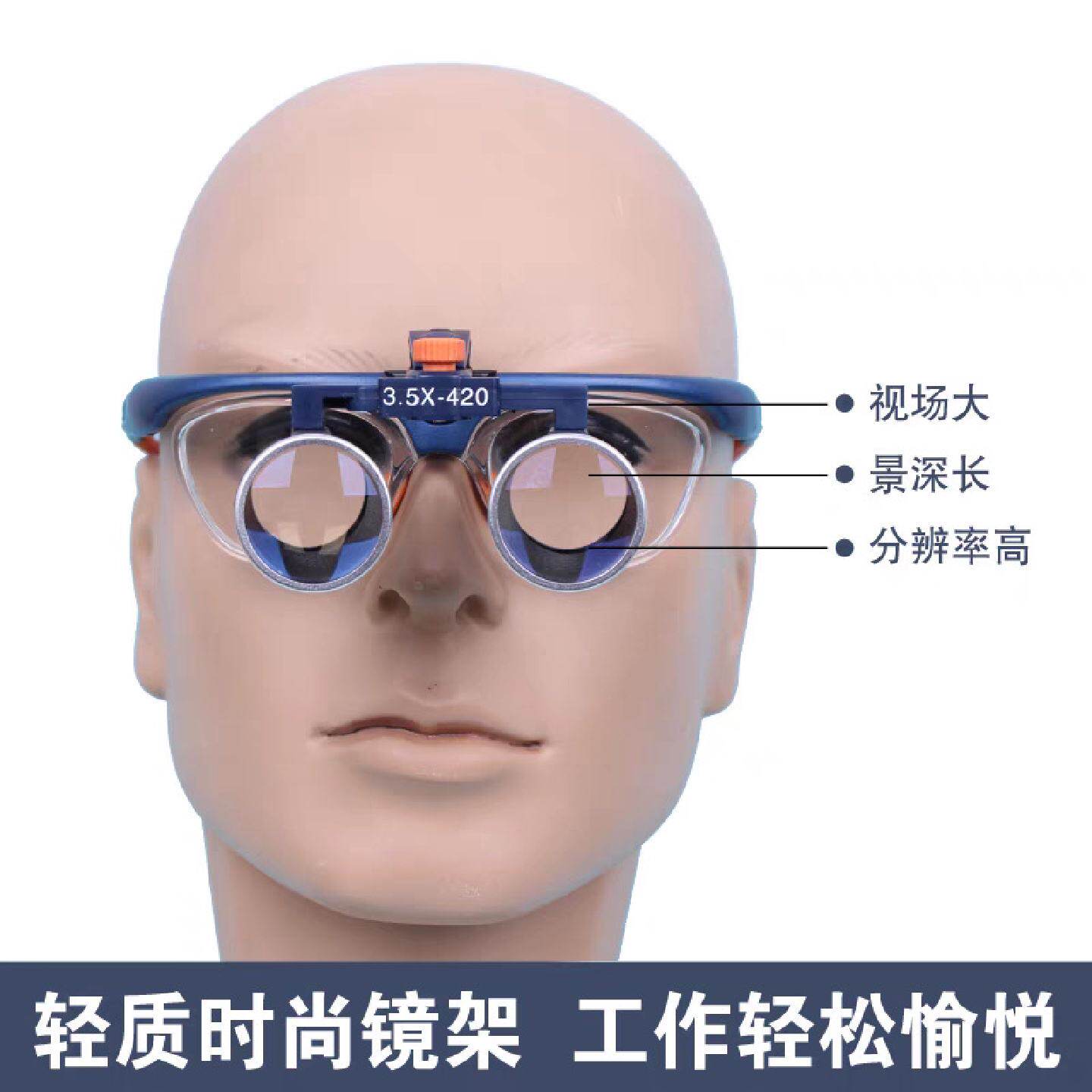 牙科口腔KWS头戴式放大镜耳鼻喉眼科放大镜医用口腔眼镜跨境出口