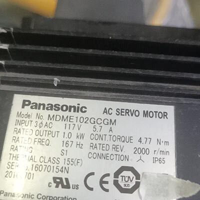 拆机松下电机MDME102GCGM1.0KW功能包好议价