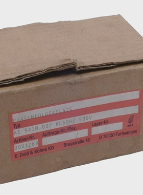 E.Dold&S?hne0001269PhasenfolgerelaisAI941N.0023AC5
