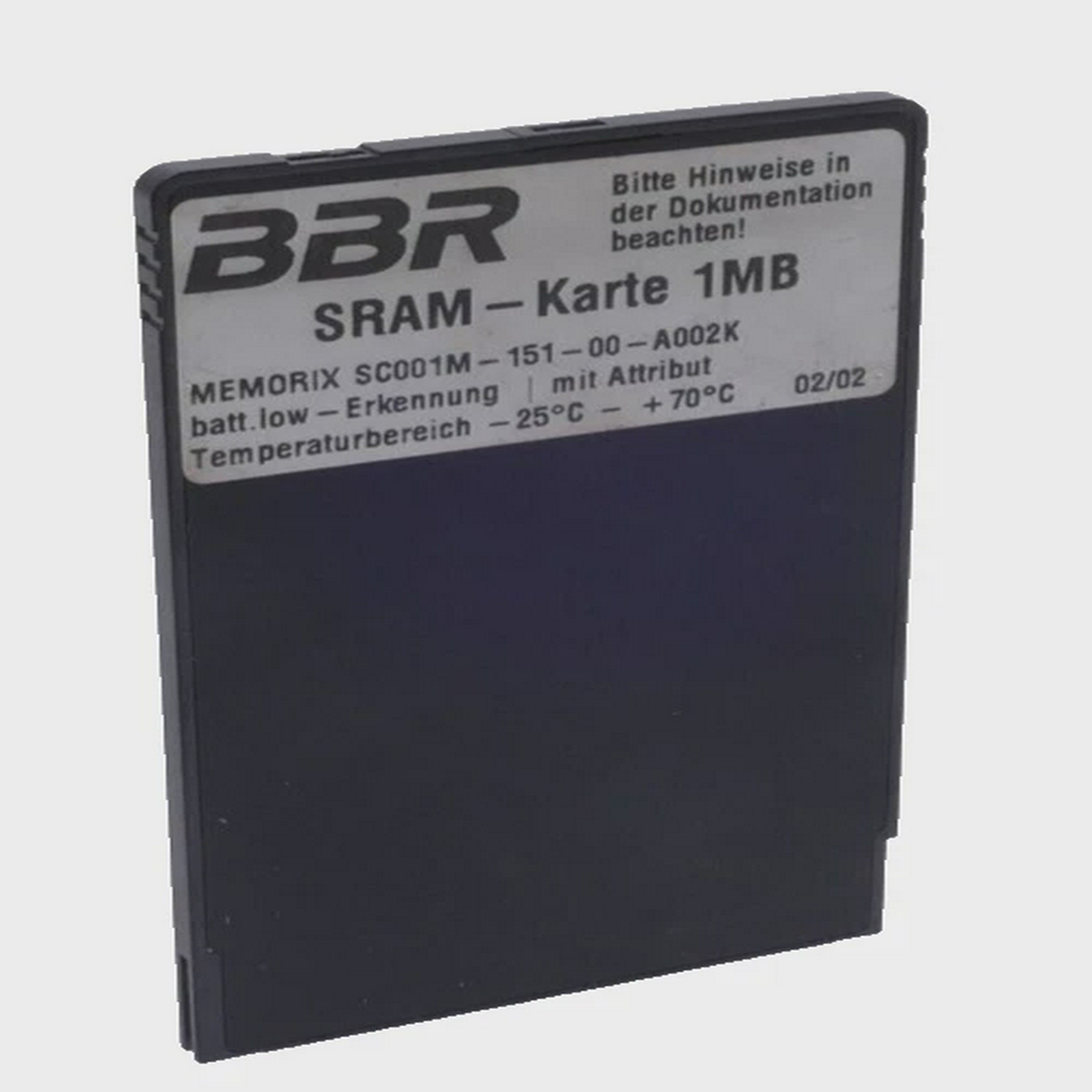 BBRMemorixSC001M-151-00-A002KSRAM-Karte1MB