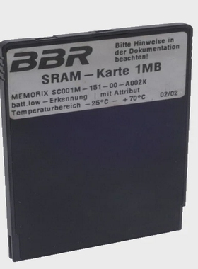 BBRMemorixSC001M-151-00-A002KSRAM-Karte1MB