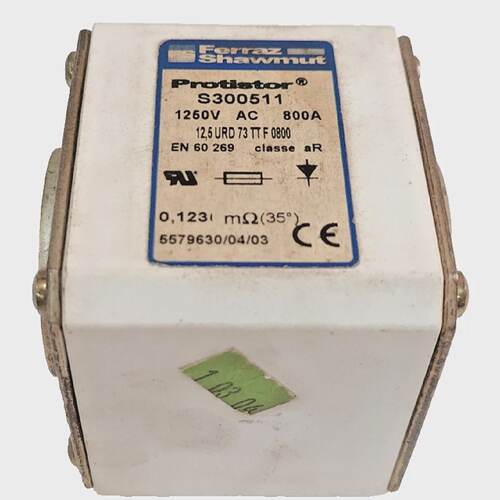 *New in Box* FERRAZ SHAWMUT S300511 800A 1250V 12.5URD73TTF0