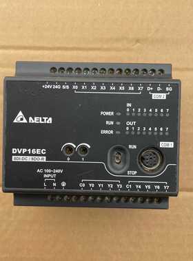 台达PLC控制模块，型号:DVP16EC00R3。正常使用--议价商品