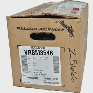 全新带盒BALDORVRBM35463相电机1HP60HZ1725RPM230460V