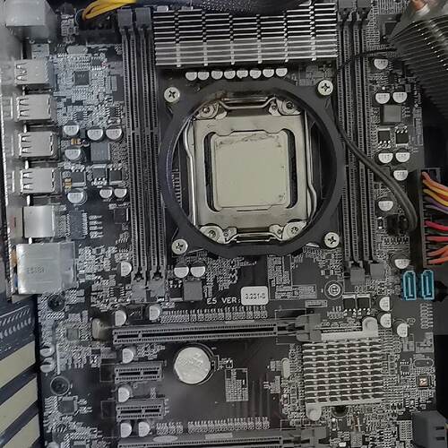 【议价】x79主板套装CPU：e5 2600v2，6铜管散热器，金河
