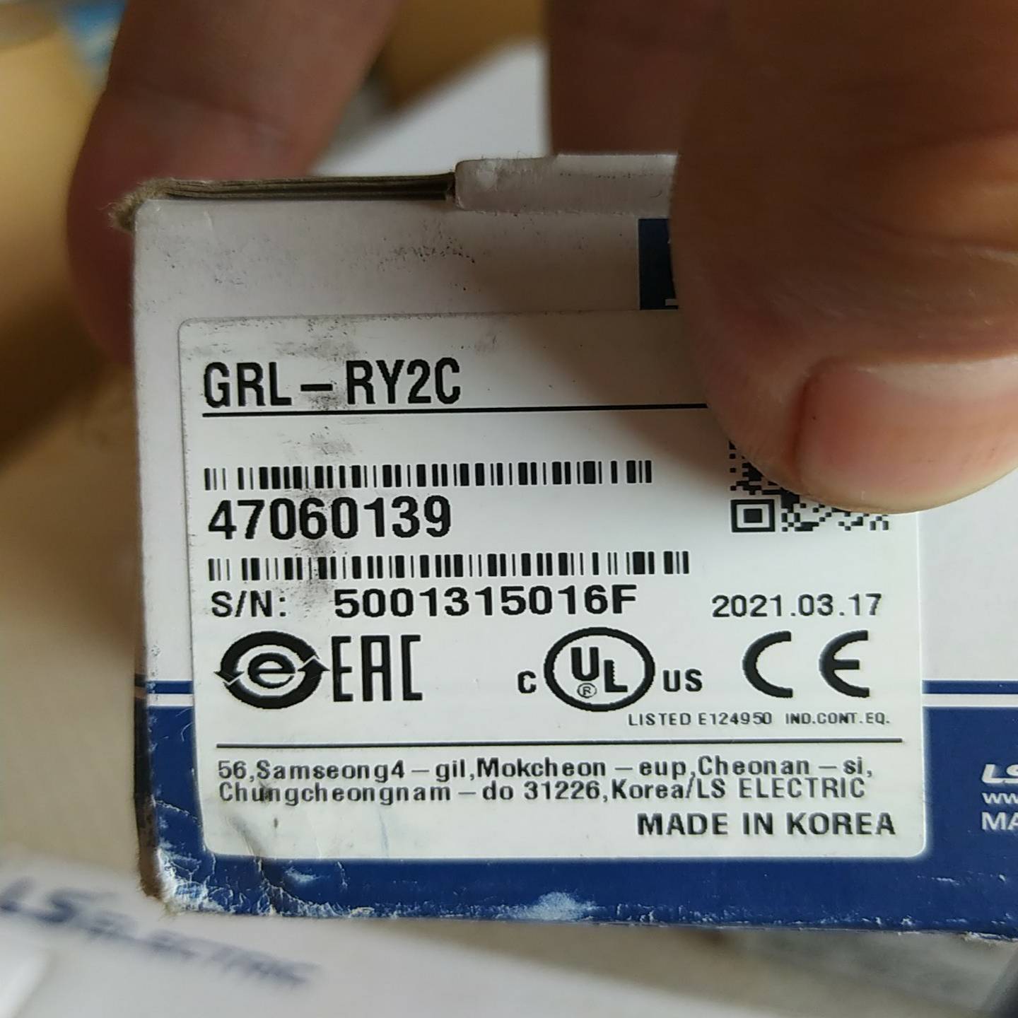 询价~GRL-RY2C韩国LS模块