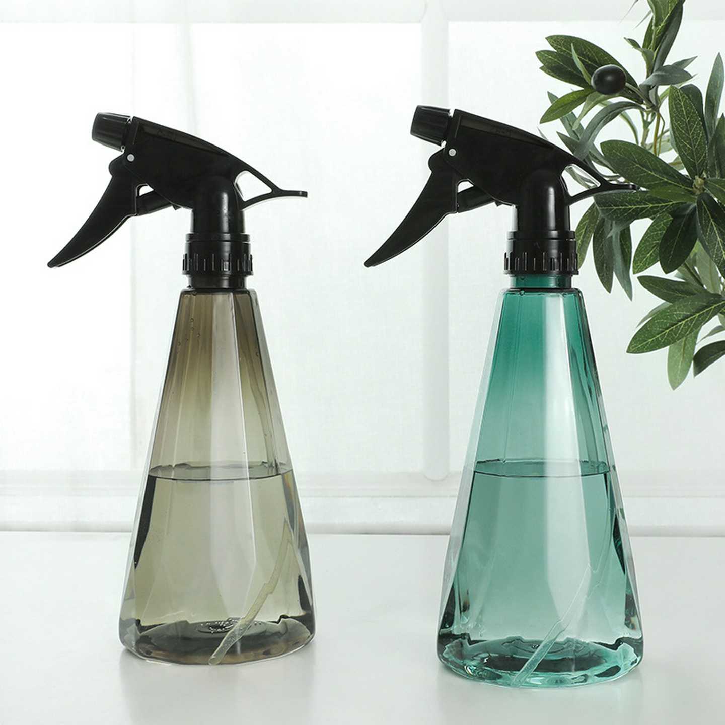 现货厂家批发500ml喷壶喷雾家用酒精消毒园艺小喷壶喷水壶浇花壶