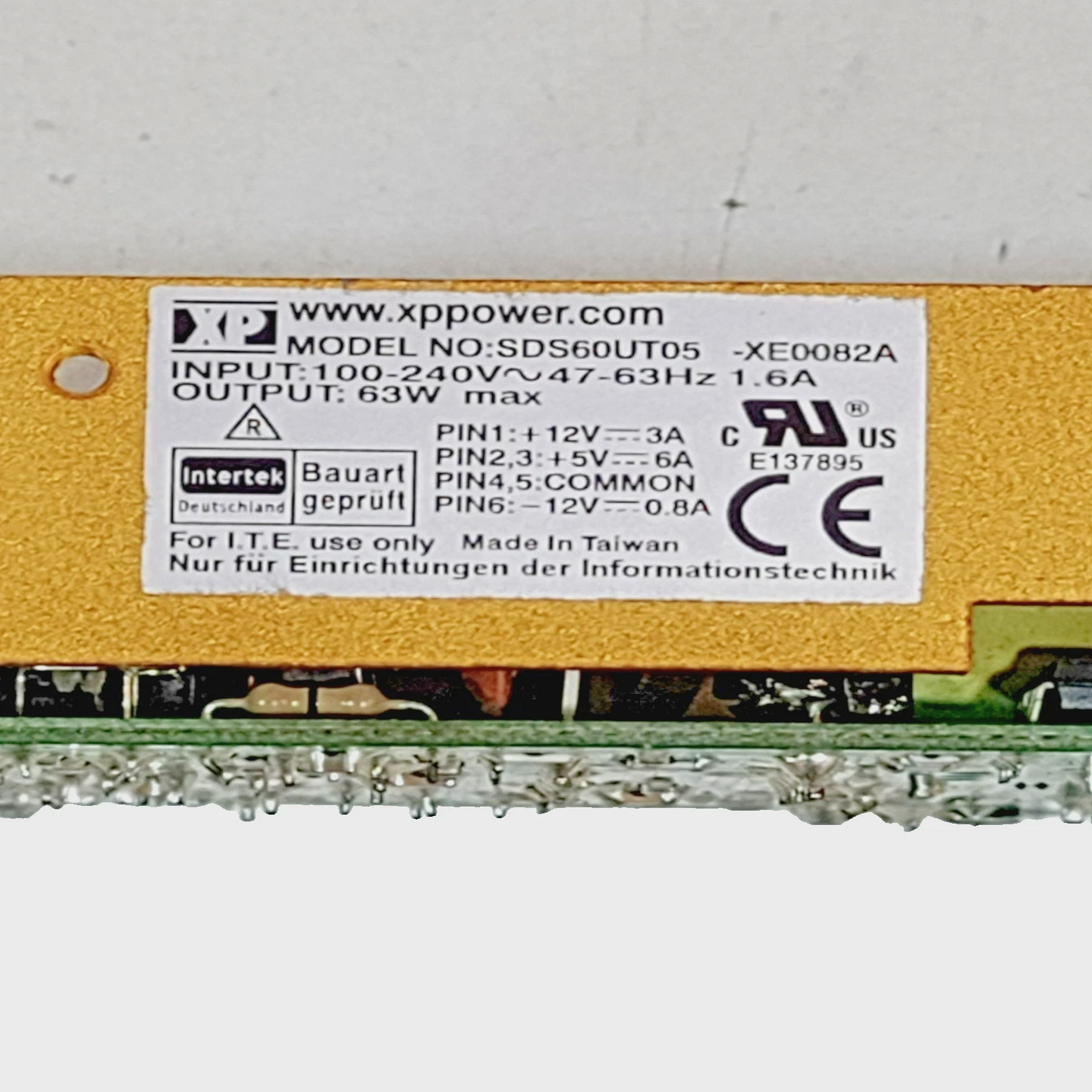 XPPOWERSDS60UT05电源AC-DC三输63W5V6A12V3A-12V0