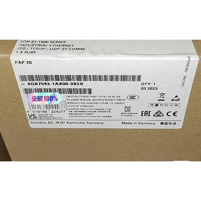 议价6GK7542-1AX00-0XE0 S7-1500 CM1542-1通讯模块 6GK75421AX00