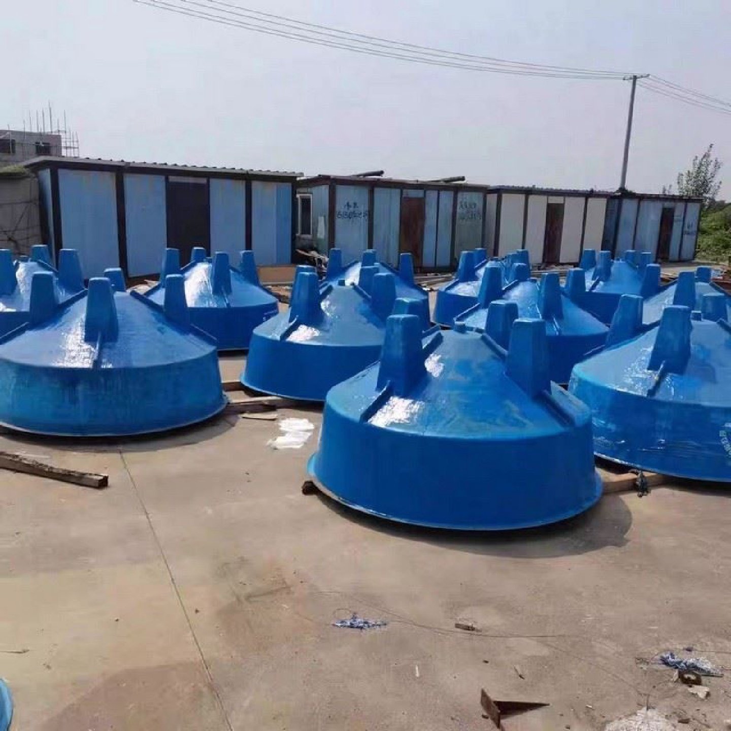 玻璃钢水槽防腐纤维水槽养鱼池鱼苗孵化池frp水槽圆形方形养殖槽