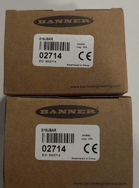 BANNER邦纳S18UBAR超声波传感器-议价