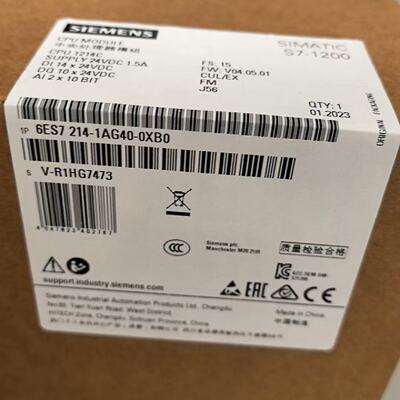 议价6ES72141AG400XB0全新原装未拆封现可维修