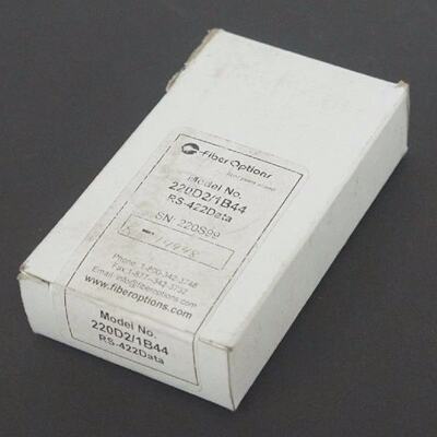 NIB FIBER OPTIONS 220D21B44 TRANSMISSION MODULE RS422DATA