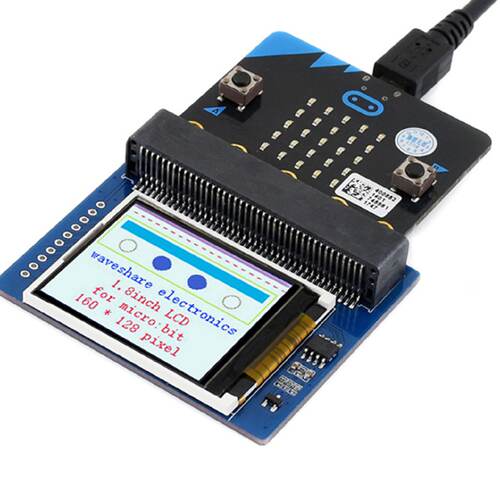 Micro:bit1.8寸彩色LCD显示屏128×160分辨率65K彩色