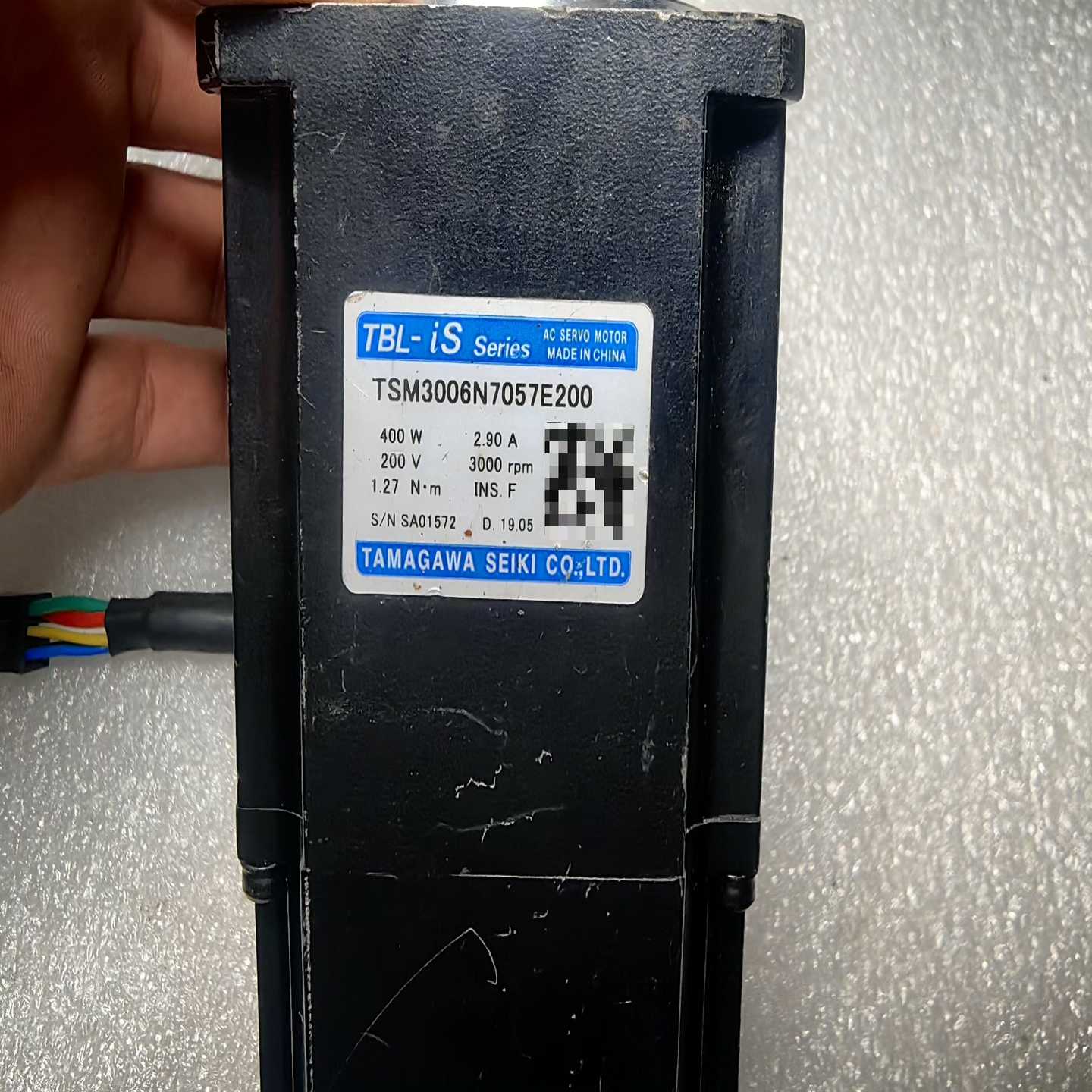 咨询-多摩川电机TS3006N7057E200，400W成色可以，