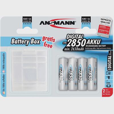 Ansmann 13120011 AA Battery Rechargeable NiMH 2850mAh 1.2V S