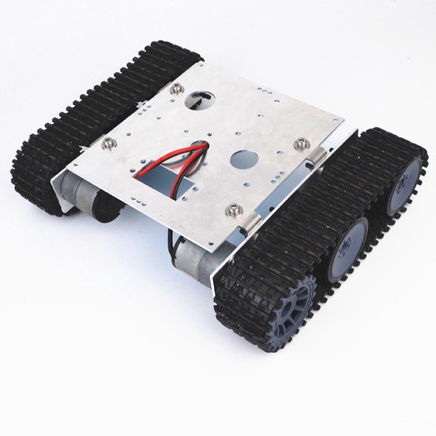 铝合金坦克机器人底盘DC9-12V履带车底盘forarduino拼装套件