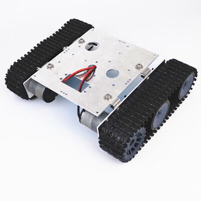 铝合金坦克机器人底盘DC9-12V履带车底盘forarduino拼装套件