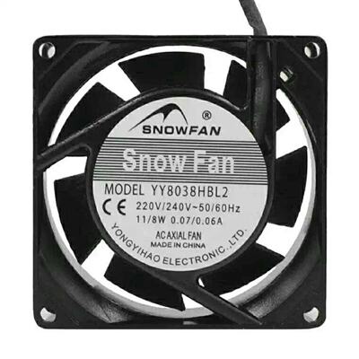 全新SNOWFANYY8038HBL2/HSL2AC220V8025机柜散热12025风扇9225