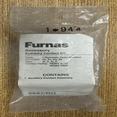 FURNAS49ACROAUXILIARYCONTACTASSEMBLY1NO**NEWINBAG**