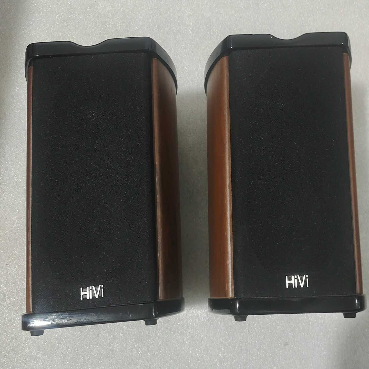 惠威M-50W2.1有源音箱，黑色搭配木纹侧边，外观成色不--议价商品