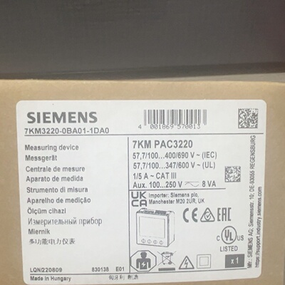 议价7KM3220-0BA01-1DA0西门子PAC3200多功能仪表LCD mm 电源监控