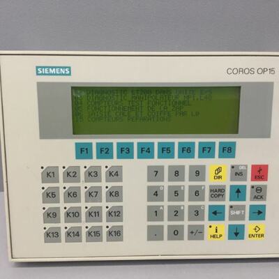 6AV35151MA22  SIEMENS  6AV35151MA22  Bedien Panel OP15 Used