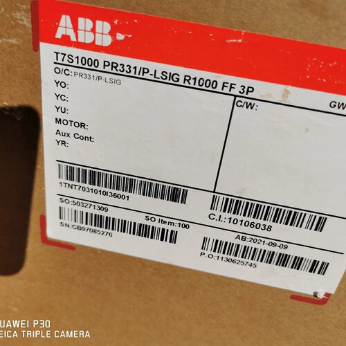 询价-塑壳断路器T7S1000PR331PLSIGR