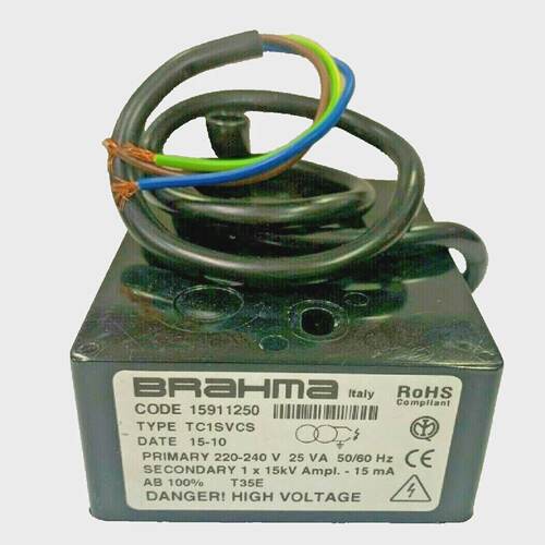 BRAHMA点火变压器TC1SVCS代码15911250220240V5060Hz25VA