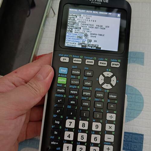 询-德州仪器TI84PlusCE彩屏计算器带Python