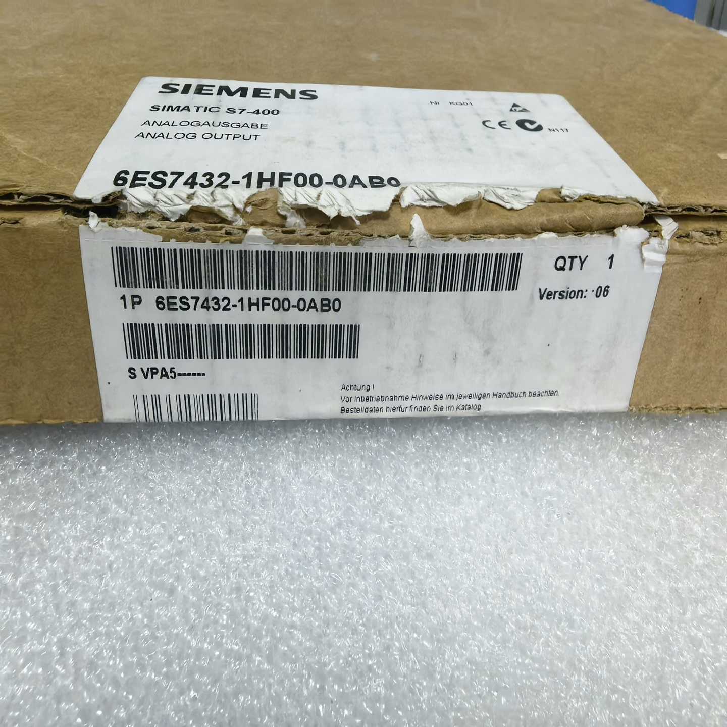 6ES7432-1HF00-0AB0西门子A年原装原