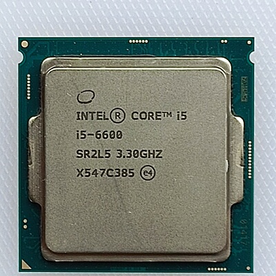 INTEL英特尔CPU酷睿i5-6600，主频3.3GHz。议价