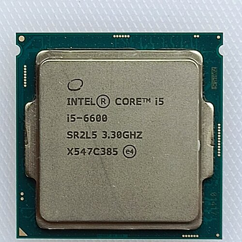 INTEL英特尔CPU酷睿i5-6600，主频3.3GHz。议价