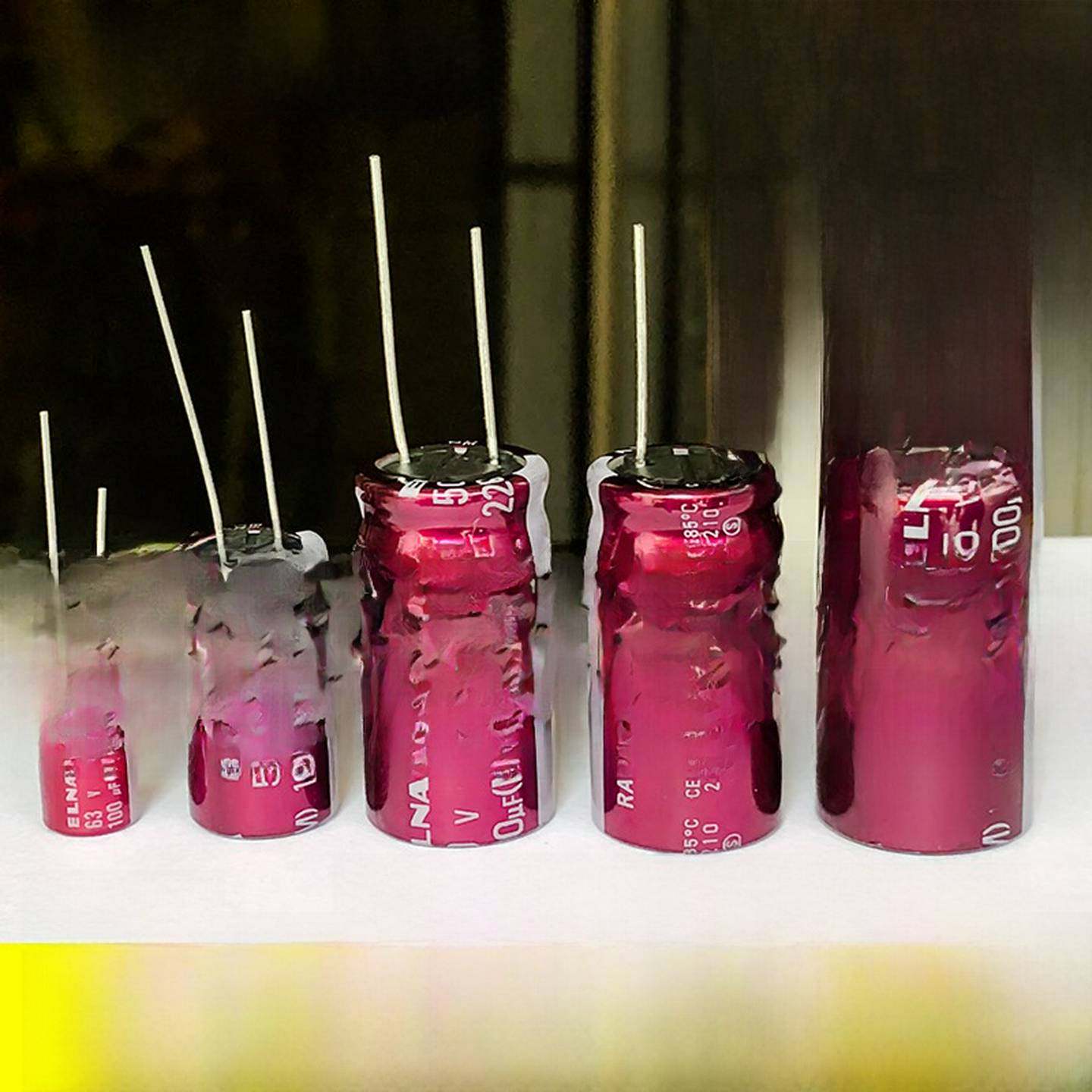 ELNA进口伊娜电容紫红袍47/100/220/470/2200UF16V25V35V50V63V