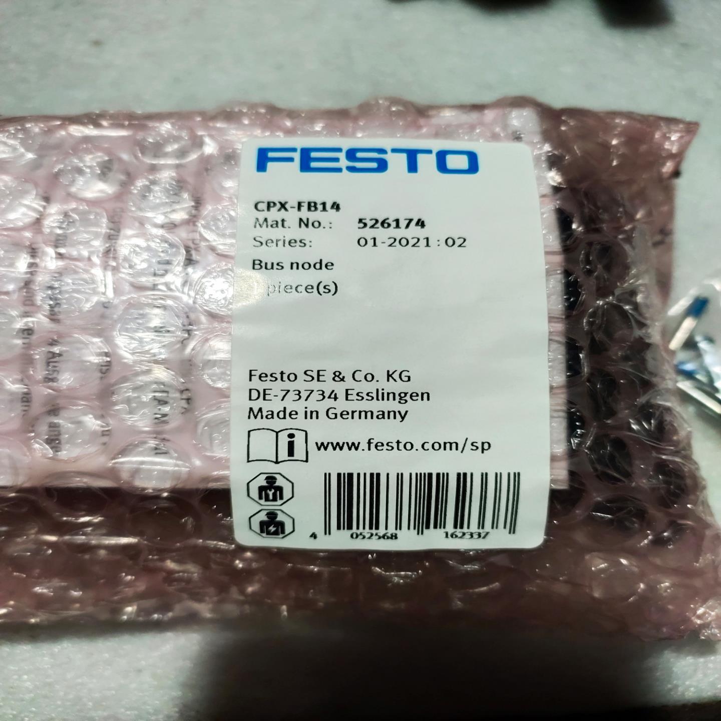 议价FESTO 费斯托 阀岛专用总线节点 CPX-FB14  5