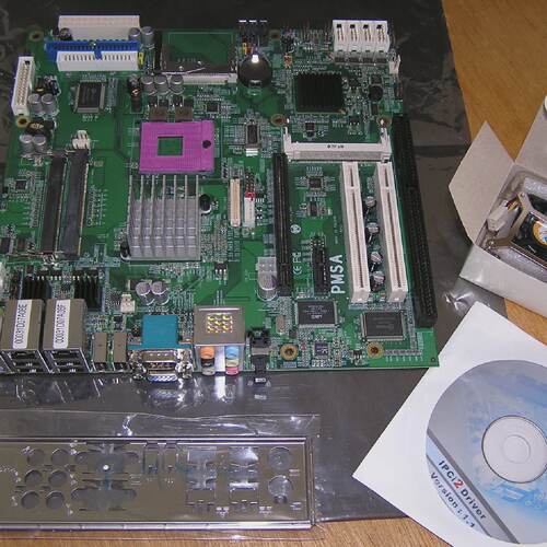 Unused  COMMELL PMSA Intel Core 2 Duo MicroATX Motherboard w