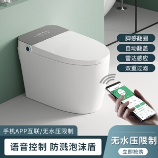 新款 卧室卫生间厕所 智能家用自动感应式 电动加大座圈无水压即热式