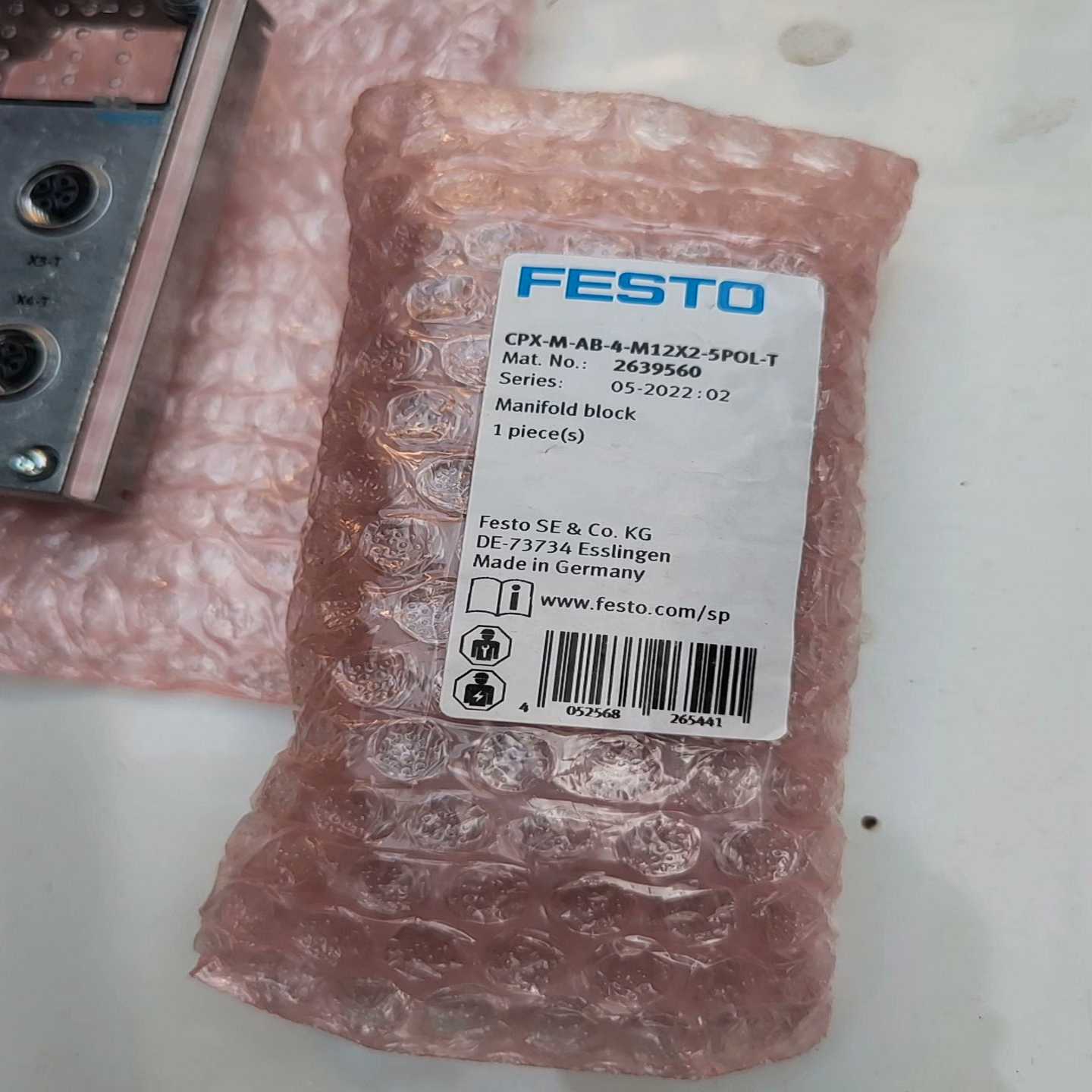 费斯托2639560CPX-M-AB-4-M12X2-5P