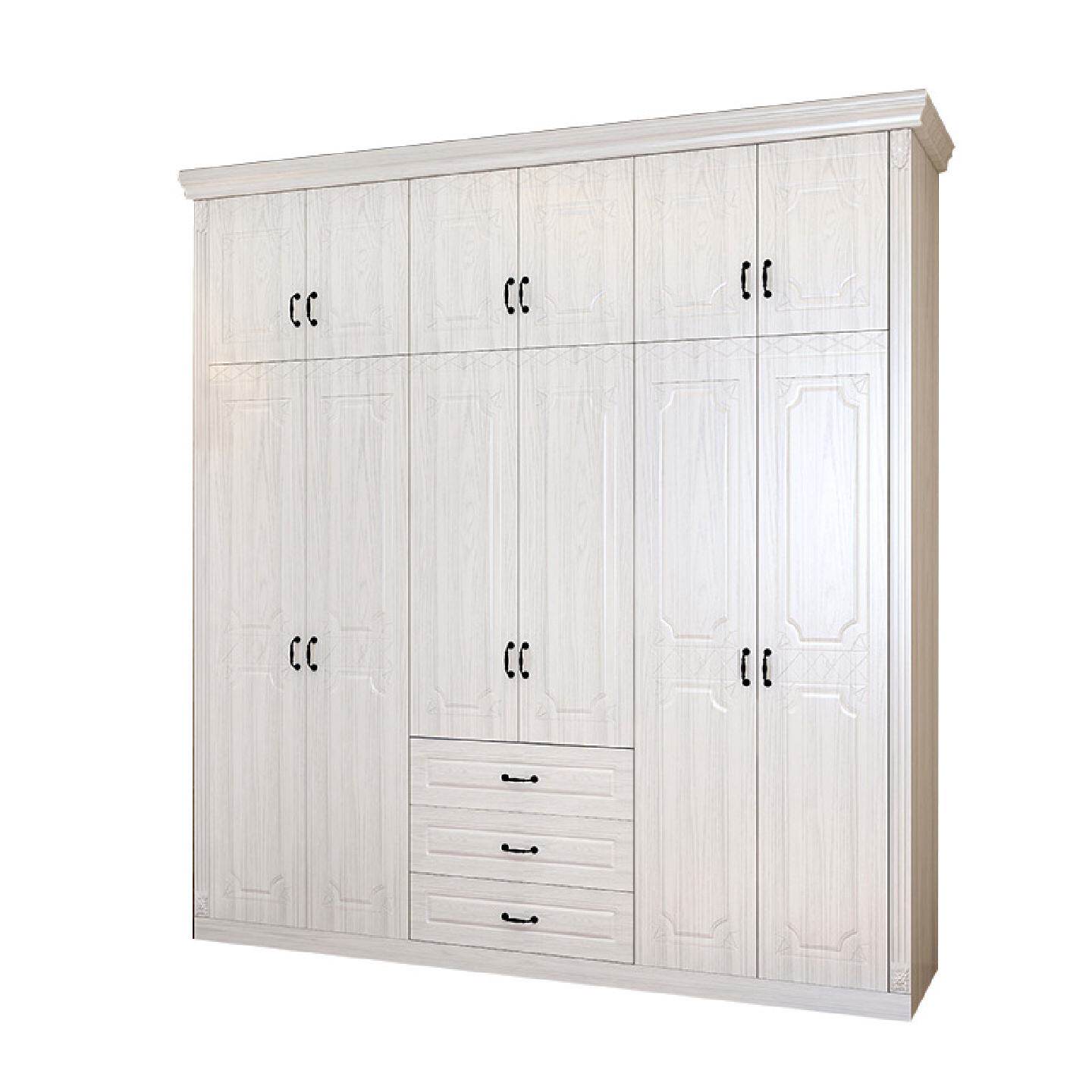 简约现代欧式三四五六门组合组装整体经济型大容量板式卧室木衣柜