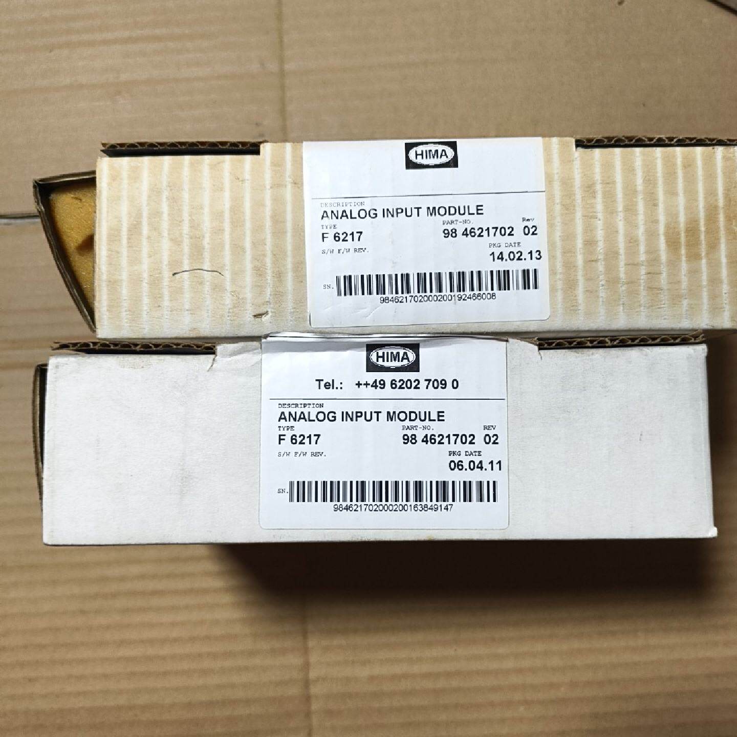 HIMA黑马F6217模拟量输入模块型号984621--议价商品
