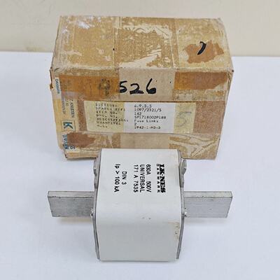 LKNES 171 A 7535  DIN 3 Universal Fuse 630A 500V