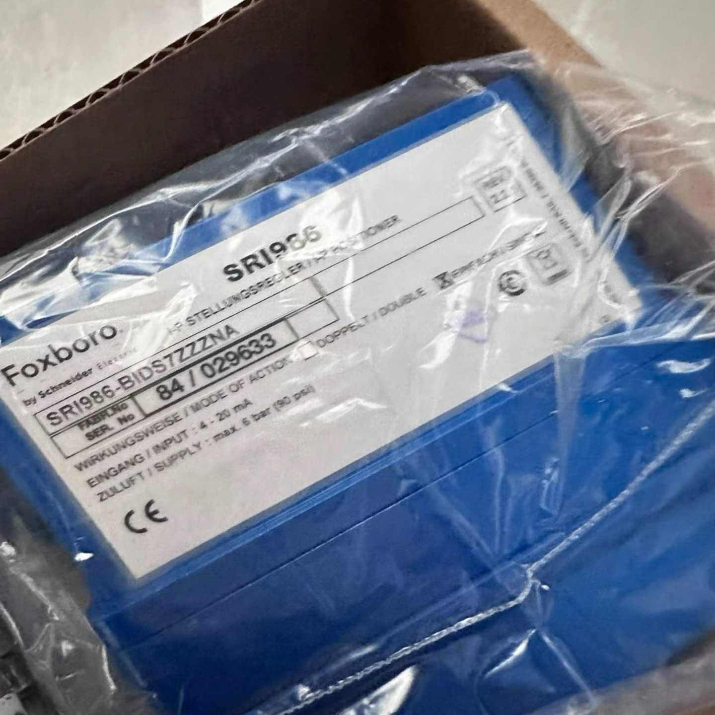 询价FOXBOROECKARDT阀门定位器SRI986-BID